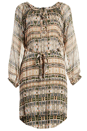 Gypsy05 Navicella Printed Silk Tunic