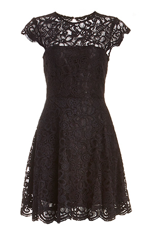 BB Dakota Rylin Lace Dress in Black | DAILYLOOK