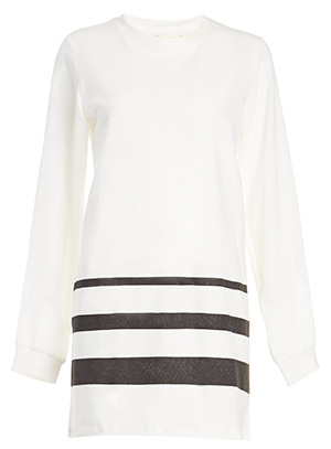 SHILLA Revolution Sheer Sleeve Sweater Dress