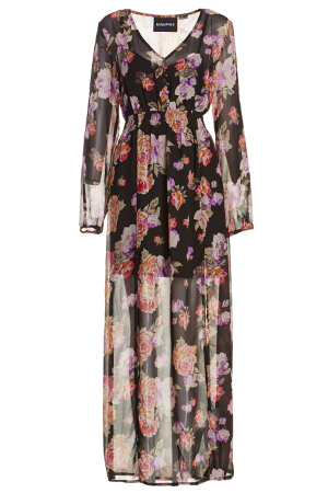 Light Floral Breeze Maxi Dress