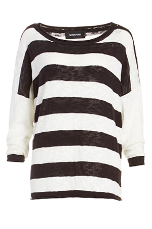 MINKPINK Lazy Sundays Striped Knit Top