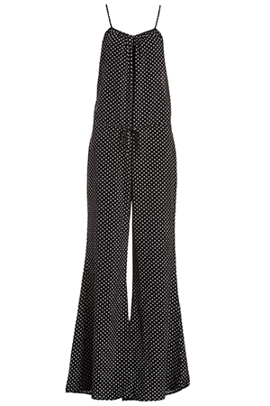 Polka Dot Jumpsuit in Black/White | DAILYLOOK