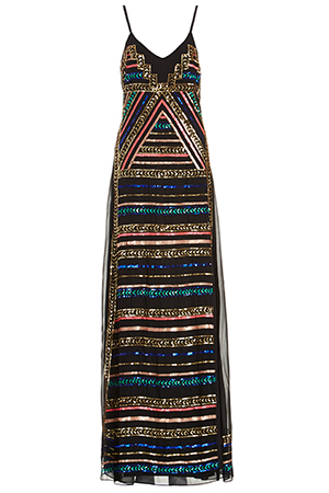Mara Hoffman Georgette Sequin Gown
