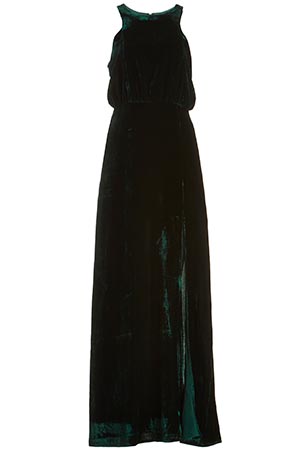 Line & Dot Kelly Velvet Maxi Dress