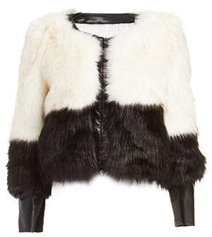 Line & Dot Scarlett Faux Fur Jacket