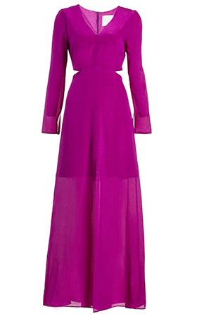 Line & Dot Norma Silk Maxi Dress