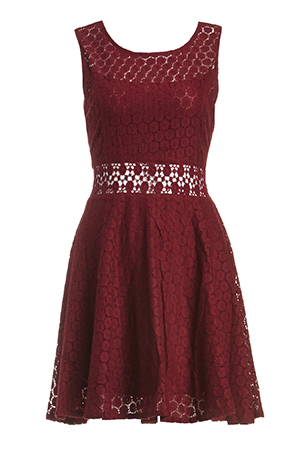 RAGA x Lace Fit and Flare Dress