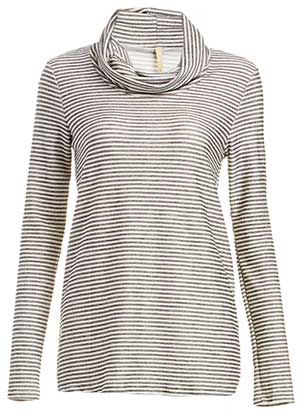 Twilight Striped Turtleneck