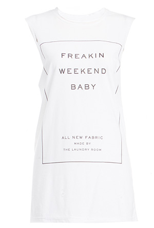 The Laundry Room Freakin Weekend Muscle Tee