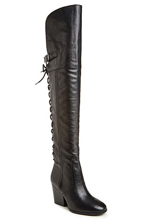 Circus by Sam Edelman Tatum Thigh High Boots in Black | DAILYLOOK