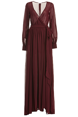 DAILYLOOK Witherspoon Chiffon Maxi Dress