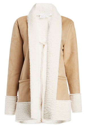 Somedays Lovin Laneway Sherpa Coat in Camel | DAILYLOOK