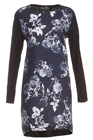 The Fifth Label Chain Of Fools Floral T-Shirt Dress