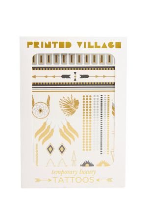 Printed Village Dreamcatcher Flash Tattoos