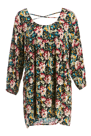 Knot Sisters Echo Park Floral Dress