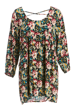 Knot Sisters Echo Park Floral Dress in Floral Multi | DAILYLOOK