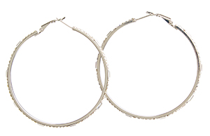 DAILYLOOK Middleton Crystal Hoop Earrings