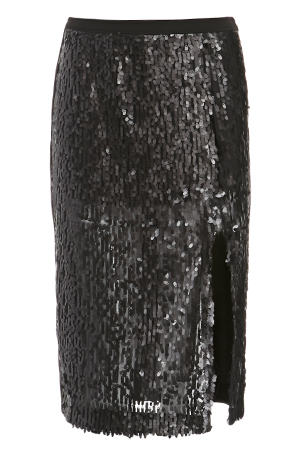 J.O.A. Sequin Pencil Skirt