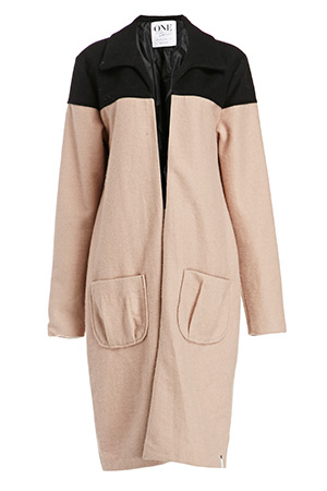 One Teaspoon Buffalo Color Block Coat