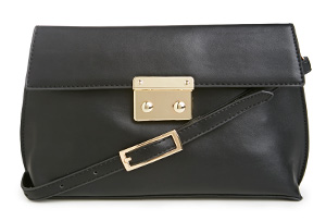 Selena Structured Vegan Leather Clutch