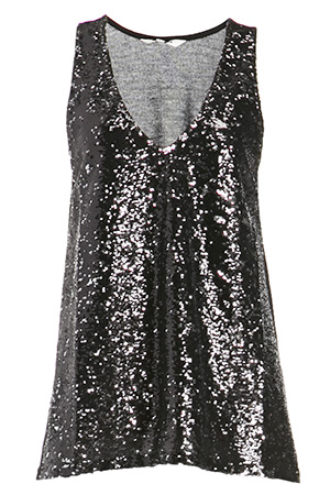 BB Dakota Sequined Jovelyn Top