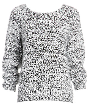J.O.A. Two Tone Chunky Sweater