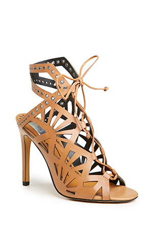 Dolce Vita Helena Leather Lace up Heels