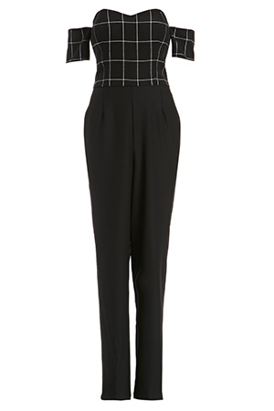 Line & Dot Christy Sweetheart Jumpsuit