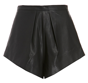 STYLESTALKER Lana Vegan Leather Shorts