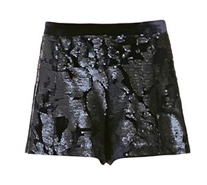 J.O.A. Mermaid Velvet Sequin Shorts