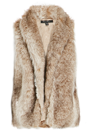 Vaughn Sleeveless Faux Fur Vest