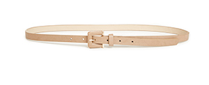 Olivia Benson Skinny Vegan Leather Belt