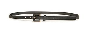 Olivia Benson Skinny Vegan Leather Belt