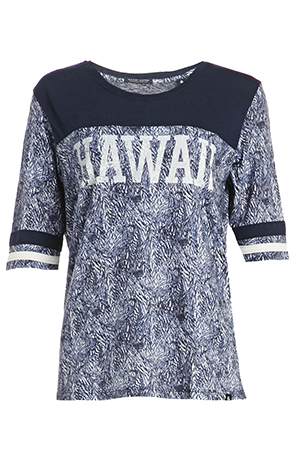 Maison Scotch Colour Block Hawaii T-Shirt