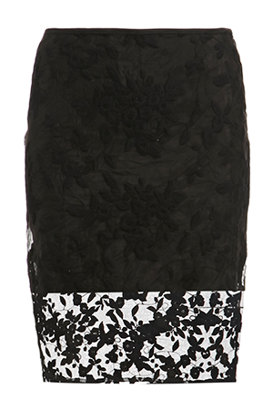 Line & Dot Apparition Pin Skirt