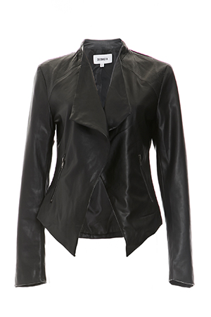 BB Dakota Vegan Leather Slate Jacket