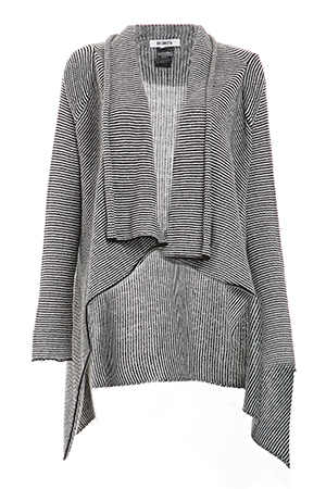 BB Dakota Plus Fenna Stripe Cardigan