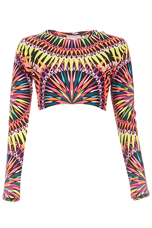 Mara Hoffman Cropped Rashguard