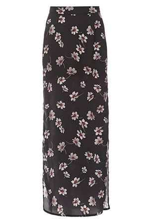 CAPULET High Waist Side Slit Skirt