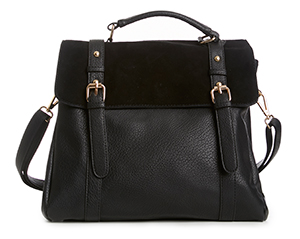 Luann Suede Convertible Satchel