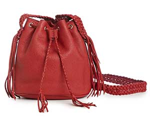 Stela 9 Leather Quixote Small Bucket Bag