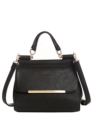 Santana Vegan Leather Shoulder Bag