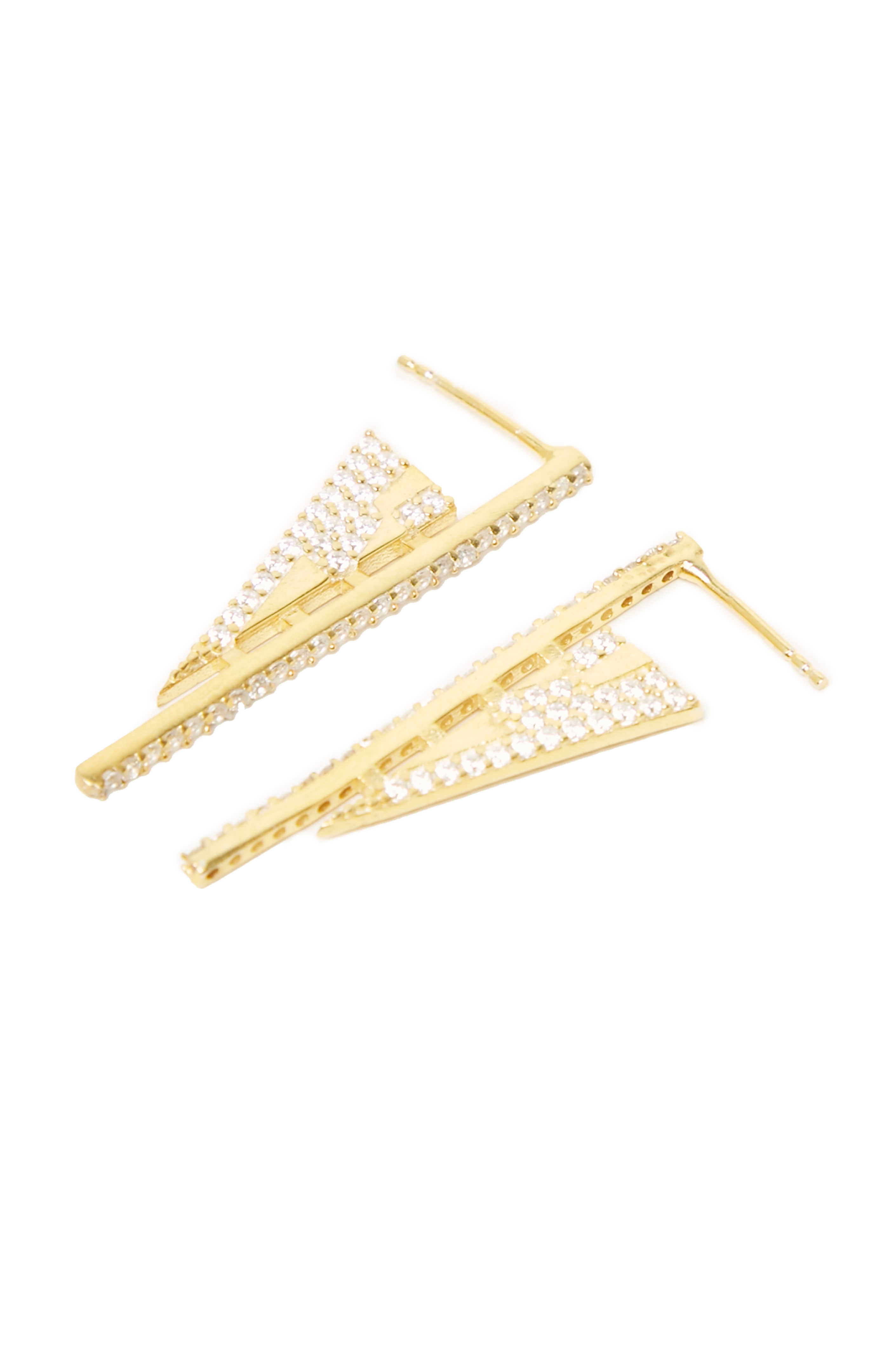 Natalie B 14k Sky Scraper Earrings