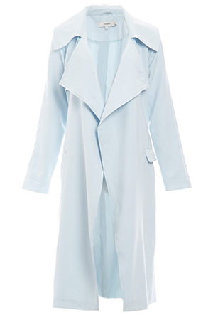 Cameo Real Talk Stripe Trench Coat