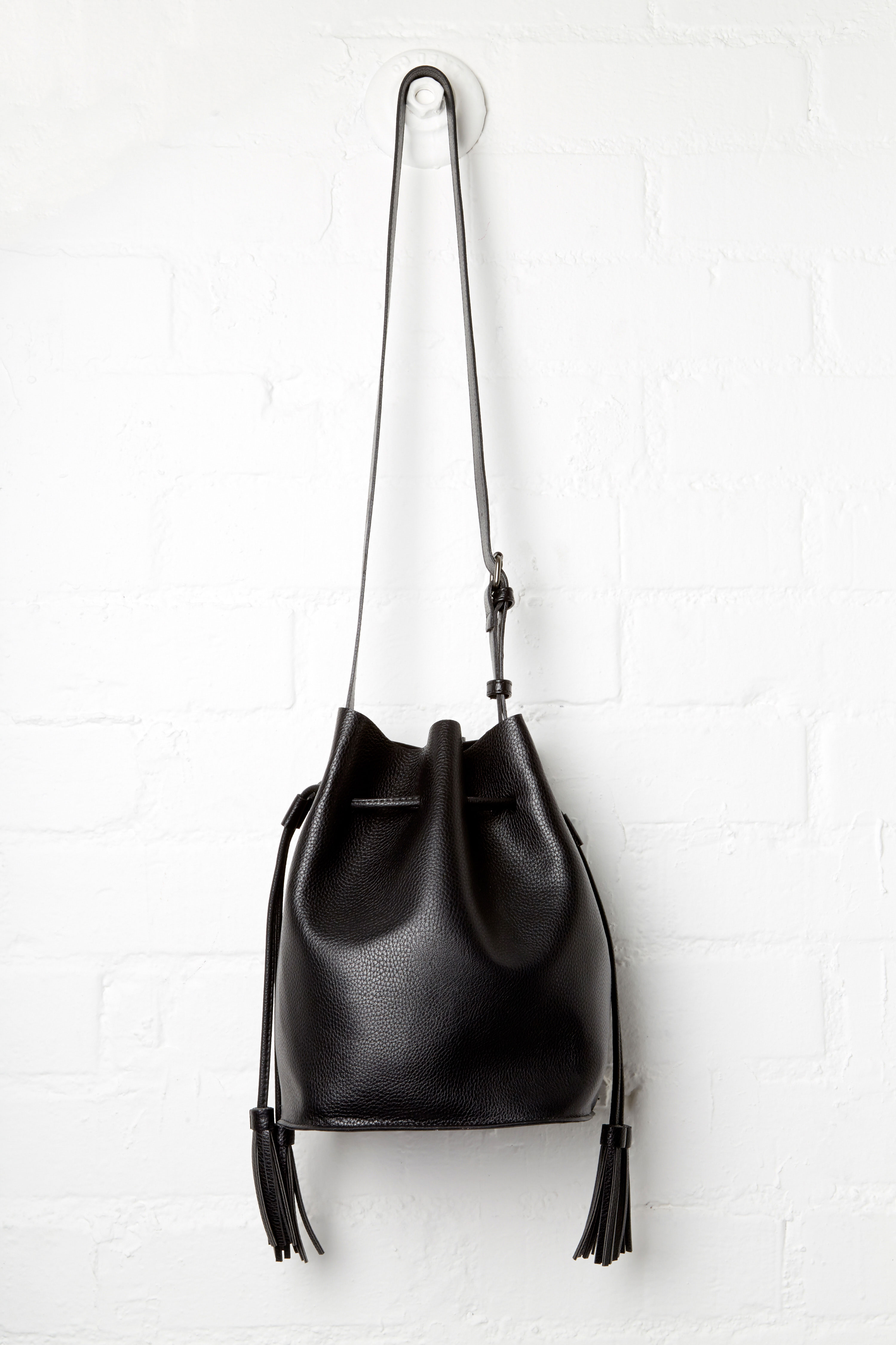 Casablanca Vegan Leather Contemporary Bucket Bag