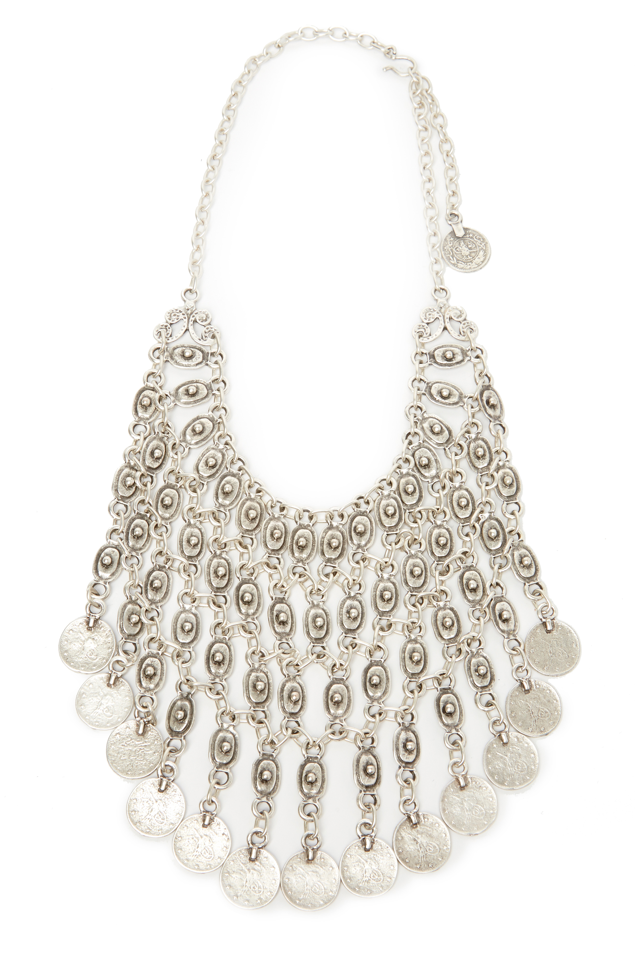 Chanour Long Dangling Collar Necklace