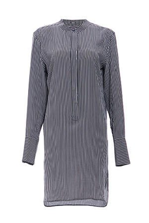 EQUIPMENT Ian Stripe Print Silk Dress
