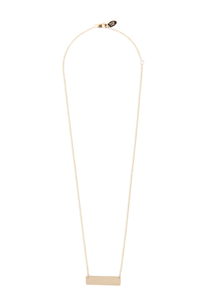 Phyllis + Rosie 14k Bar Necklace