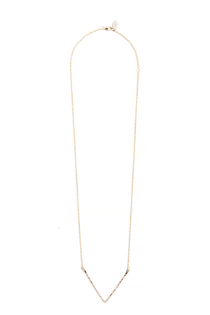 Phyllis + Rosie V Bar Necklace