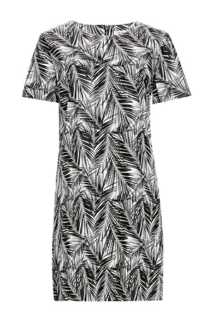 Glamorous Palm Print Dress